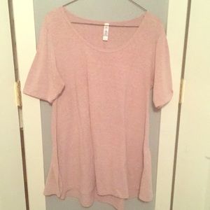 Heather pink perfect tee